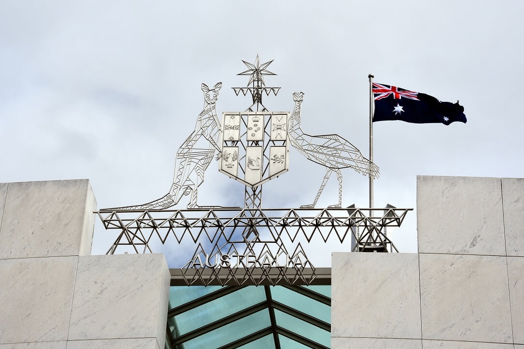 australia emu and kangaroo emblem