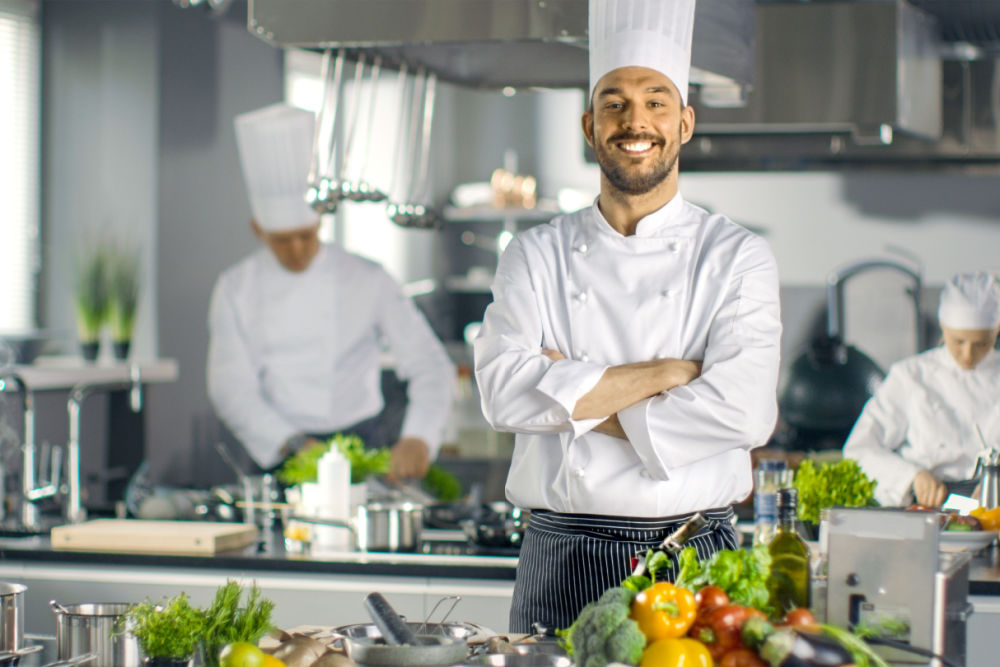 Customer service representatives smiling while working